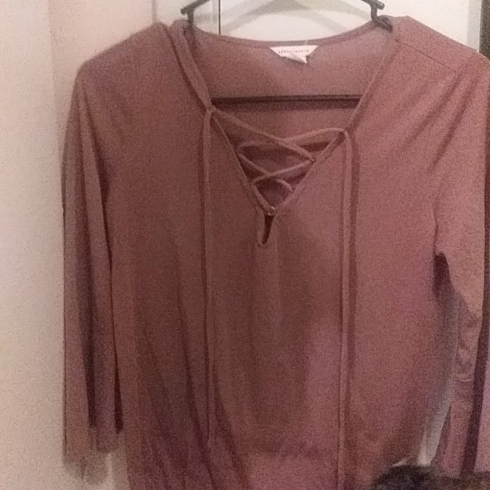 Cute pink long sleeve shirt